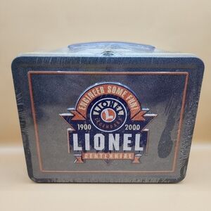 Vintage Lionel Centennial 1900-2000 Lunch Box Tin Trains - Sealed